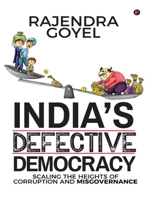 cover image of India's Defective Democracy